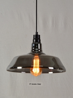 โคมไฟแขวนเพดานแก้ว Loft American [PL039]