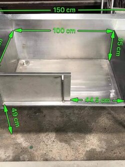 อ่างอาบน้ำสัตว์เลี้ยงสแตนเลส