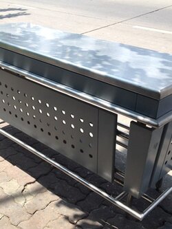 เคาน์เตอร์ขายอาหารสแตนเลส มือสอง