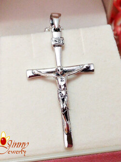 จี้เงินแท้ รูปไม้กางเขน