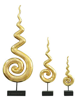 อุณาโลม เก้ามงคล เลขเก้าไทย ปิดทองคำเปลว (เล็ก/กลาง/ใหญ่)