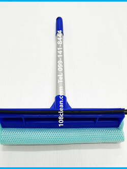 ไม้เช็ดกระจกและฟองน้ำด้ามสั้น