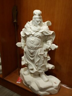 เทพเจ้ากวนอู ปางห้ามศึก สูง 60 เซนติเมตร