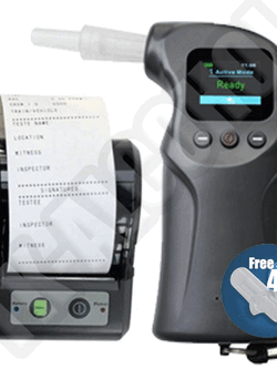 เครื่องเป่าแอลกอฮอล์ AS201T Printer Smart Use