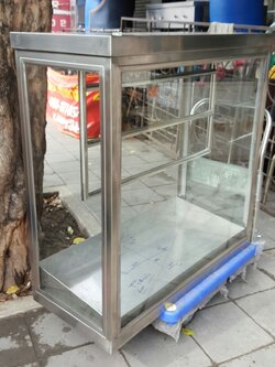 ตู้โชว์เป็ดย่างสแตนเลส