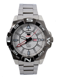 Seiko5 Automatic White Dial Satinless Steel Strap SRPA63K1