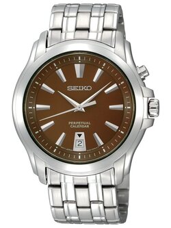 Seiko Men's SNQ119 Perpetual Calendar Watch