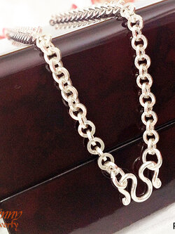 สร้อยเงินแท้ ลายโซ่กลม (งานไทย) 3.0 มิล