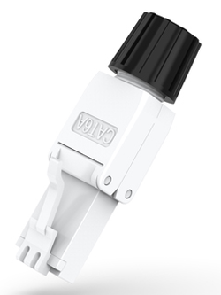 หัวแลน RJ45 Unshielded (ไม่ใช้คีมย้ำ,ใช้ซ้ำได้)สำหรับงานวิศวกรรมและทั่วไป LX-C6A11