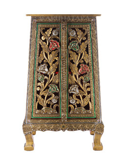 ตู้พระธรรมลายดอกกุหลาบ