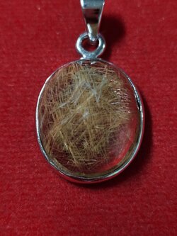 #จี้ไหมทองเจียเหลี่ยม รหัสC-017