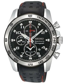 Seiko Men's SNAE65 "Sportura" Stainless Steel Watch