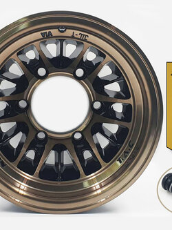 ล้อแม็ก 6 รู 170 ขอบ 14 OFF -40 HUB 133 T.A.C ใช้สำหรับเพลาลอย รับประกันความทนทาน 2 ปี (ราคาต่อใบ) สินค้าใหม่จากโรงงาน