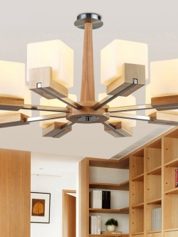 โคมไฟแขวนเพดานไม้ Nordic modern [V086]