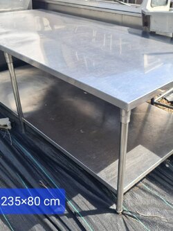 โต๊ะเตรียม 2 ชั้น ขนาดใหญ่