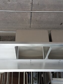 อ่างสแตนเลส 2 หลุม มีที่พักด้านข้าง