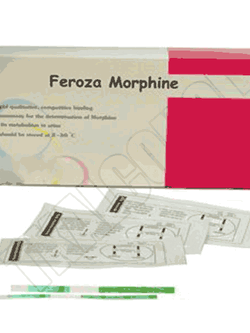 Feroza ชุดตรวจเฮโรอีน มอร์ฟีน ฝิ่น แบบจุ่ม 100 test