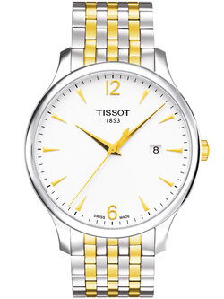 Tissot Men's Tradition T063.610.22.037.00 Silver Stainless-Steel Swiss Quartz Watch