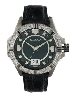 Seiko Lord Analog Green Dial Women's Watch SUR805P1