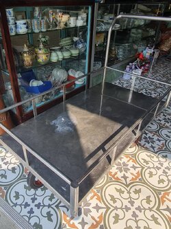 รถเข็นของสแตนเลส