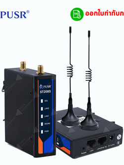 Industrial Wireless Bridge for PLC-อุปกรณ์เชื่อมต่อ PLC แบบไร้สาย ST208S