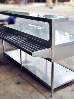 เคาน์เตอร์ขายข้าวแกงสแตนเลสมือสอง