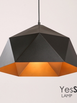 โคมไฟห้อยเพดานทรงเรขาคณิต