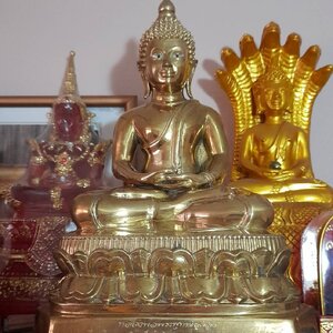 รูปหล่อ หลวงพ่อพระพุทธโธคลัง (หน้าตัก7นิ้ว) เนื้อทองเหลือง ปี2561 #รับประกันแท้ - (หลวงพ่อเล็ก วัดท่าขนุน ร่วมปลุกเสก)