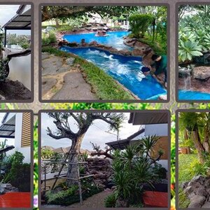 จัดสวนมินิมอล โทร 065-3549747 แต่งสวน จัดสวน บ้านและสวน ดูแลสวน ผ่อนคลาย ด้วยน้ำตกจำลองสวนหิน