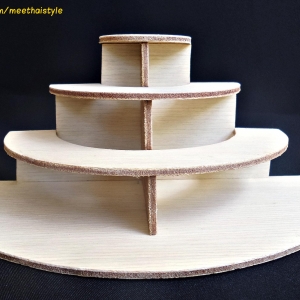 บันไดทรงโค้ง โชว์วาง สินค้า / พระเครื่อง