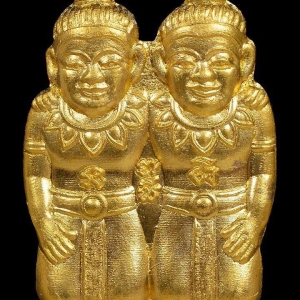 กัณหา-ชาลี เนื้อทองฝาบาตร ปี2561 รุ่นรวยไม่เลิก61 (หลวงพ่อเล็ก วัดท่าขนุน ปลุกเสก วัดสี่แยกเจริญพร นครปฐม)