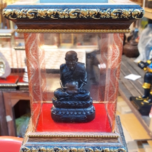 ตู้ครอบแก้วกระจก ใส่พระ วัตถุมงคล ขนาดเล็ก 1 นิ้ว