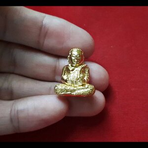 หลวงปู่พระสังกัจจายน์ จีวรลายดอกพิกุล(เข้าพิธีพลิกชีวิต) ปี2563