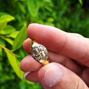 แหวนพิรอด เนื้อทองเหลืองชนวน ชุบทอง ปี2565 #รับประกันแท้