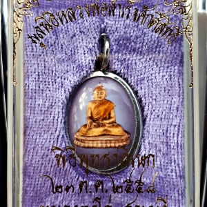 เหรียญล็อกเก็ต (ขนาดเล็ก) หลวงพ่อสำเร็จศักดิ์สิทธิ์ ปี2558 #รับประกันแท้