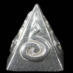 พีระมิด เนื้อปรอท (มีส่วนผสมของชนวนปรอทเก่าสมัยของหลวงปู่ละมัย) ปี2564 #รับประกันแท้