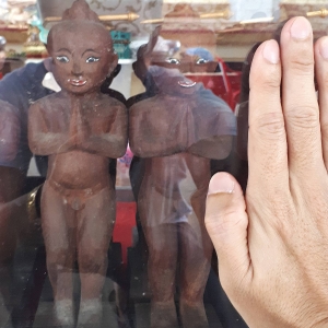 กุมาร (แกะจากไม้รักป่า) ตนใหญ่ หลวงพ่อพิจารย์ วัดโพธิ์ผักไห่