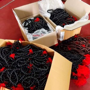 ประคำคอ 108เม็ด (ไม้ดวงตาสวรรค์ กลิ่นหอม ไม้จากพม่า) - (ขนาด15มิล ยาว28นิ้ว) - (ขายปลีก ขายส่ง เรทราคาอยู่กลางหน้าเว็บ)