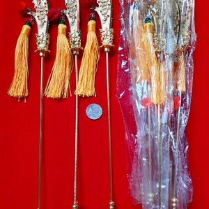 ง้าว มังกร ท่านกวนอู เนื้อโลหะ ปี2564 (ยาว1นิ้ว) (อานุภาพ ฟันฟ่าตัดอุปสรรค) #รับประกันแท้ #ปลุกเสกแล้ว - ปลุกเสกเดี่ยว หลวงพ่อบ๊ะ วัดโพธิ์ลังกา