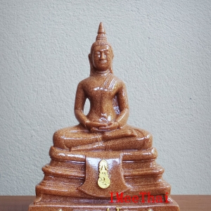 รูปหล่อ หลวงพ่อโสธร เนื้อ กระเบื้องหลังคาโบสถ์ (หน้าตัก 3นิ้ว ฐาน5นิ้ว)