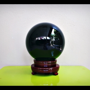 ลูกแก้ว ขนาดใหญ่ 8 นิ้ว (20 เซนติเมตร ซม.) สีเขียว (ขายปลีก ขายส่ง)