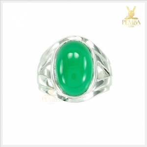 แหวนโมราแท้ สีเขียวเข้ม เป็นเอกลักษณ์เฉพาะ โดดเด่นสะดุดตา