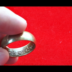 แหวน มนต์พระกาฬ (แหวนปลอกมีด) เนื้อทองชนวน ปี2560 #รับประกันแท้ - ทันยุค อ.ปู่เม่า แย้มทับ เสก