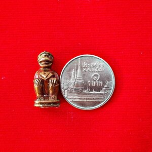 หนุมาน ตัวเล็ก เนื้อเหล็กไหล สุริยันราชา ฐานอุดบรรจุมวลสารและปรอท(แรง เร็ว ว่องไว หนุนดวง เสน่ห์) ปี2565 #รับประกันแท้