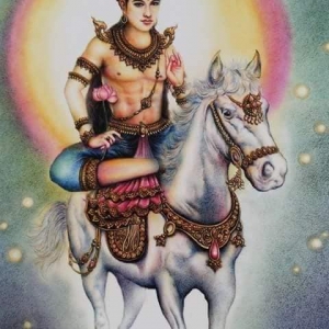 รูปภาพ เทวดานพเคราะห์ (พระอาทิตย์ พระจันทร์ พระอังคาร พระพุธ พระพฤหัส พระศุกร์ พระเสาร์ พระราหู พระเกตุ) (ขนาด12x18)