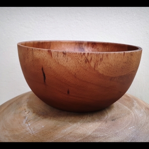 ถ้วย ชาม ไม้ สีน้ำตามเข้ม (ราคาขาย ปลีก ส่ง)