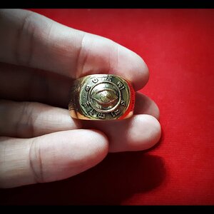 แหวน ดวงตาพญายม (นัยน์ตาพญายม) (ขนาดแหวนเบอร์ 70) เนื้อโลหะชนวน ปี2562 #รับประกันแท้ - หลวงพ่อหนุน วัดพุทธโมกข์