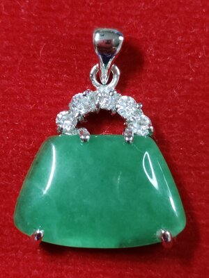 #จี้หยกฝังเพชรรัสเซีย รหัสC-030