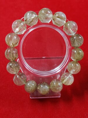 #ข้อมือหินไหมเขียวรหัสbh-0045