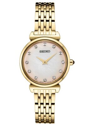 Karnvera Shop Seiko SFQ802P1 นาฬิกาข้อมือผู้หญิง Quartz Women's Watch